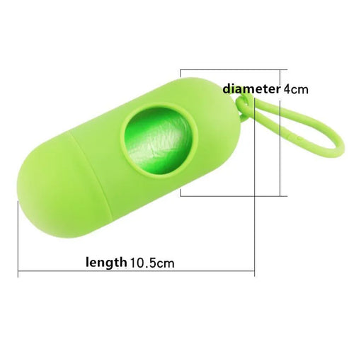 Pooper Scooper Dog Garbage Bags Portable Waste Bags Cat Poop Pick Up Extractive Clean-up Pet Outside Walk Hanging On The Leash